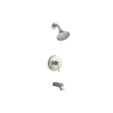 Kohler TS97074-4-BN Pitch Rite-Temp Bath and Shower Trim Only , Brushed Nickel