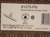 Brizo 81375-PN Universal Showering 8" Round Raincan Shower Head, Polished Nickel
