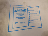 Mifab uass0808 8 x 8 po. Porte d'accès, acier inoxydable