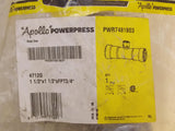 Discount clearance closeout open box and discontinued Apollo | Apollo Powerpress PWR7481903 Gas Tee 11/2”x11/2”x FPT 3/4” Press