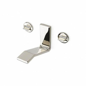 Discount clearance closeout open box and discontinued Waterworks | Waterworks 07-81297-95064 Formwork Wall Mounted Lavatory Faucet , Shiny Copper