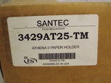 Santec 3429AT25-TM ATHENA II Wall Mount Widespread Lavatory Faucet,Satin Orobras