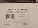 Discount clearance closeout open box and discontinued Mountain Plumbing | Mountain Plumbing BDEXP3/BRN Exposed Ball Joint Overflow Tub Drian Brushed Nicke