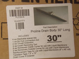 Proline Drain PLD30-N 30 Inch Shower Drain , Stainless Steel