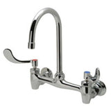 Discount clearance closeout open box and discontinued Zurn | Zurn Z843B4-XL Faucet with 5-3/8" Gooseneck and 4" Wrist Blade Handles , Chrome