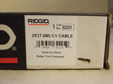 RIDGID C-1 Drain Cleaning Cable 5/16 in Dia 25 ft L Ridgid 62225