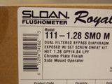 Sloan S3910022 Closet Flush Battery Operated Valve 111-1.28 SMO M, Chrome Plated