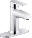 KOHLER K-97061-4-CP Hint Single-Handle Bathroom Sink Faucet , Polished Chrome