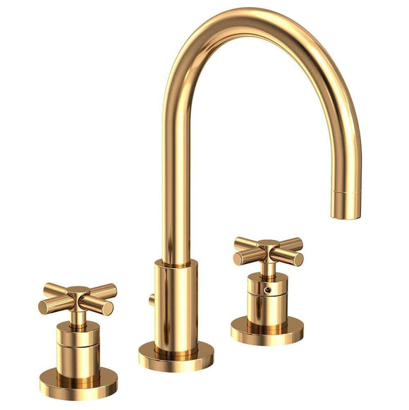 Discount clearance closeout open box and discontinued Newport Brass | Newport Brass 990/03N East Linear Widespread Lavatory Faucet , Polished Brass