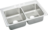 Discount clearance closeout open box and discontinued Elkay | Elkay LRAD3322653 Lustertone ADA Kitchen Sink 33"x22"x 6-1/2" , Stainless Steel