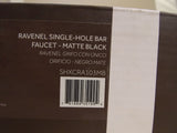 Signature Hardware Ravenel Single Lever Handle Bar Faucet in Matte Black