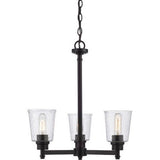 Discount clearance closeout open box and discontinued Z-Lite | Z-Lite 364-3MB Bohin 3 Light 20" Chandelier Ceiling Light , Matte Black