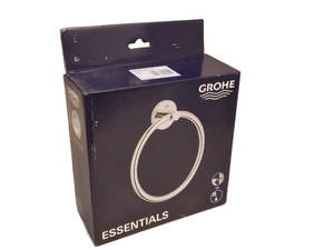 Grohe Essentials Towel Ring 40365BE1 in Polished Nickel