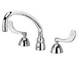 Discount clearance closeout open box and discontinued Zurn | Zurn Widespread Commercial Faucet w 9-1/2" tubular spout and Sprayer, Chrome
