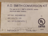 Discount clearance closeout open box and discontinued A. O. Smith | A.O. Smith 100109593 120V 3KW 2-Element Conversion Kit AO Smith 9003886105