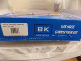 BK Resources 3/4" Inner Diameter 48" Gas Hose Connection Kit No. 2