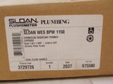 Sloan 3729726 WES BPW 1150 Flushometer 1.6 GPF/6.0 LPF , Chrome Plated