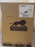 Savoy House 1-870-3-211 3-light 24.5"H x 12.5"W Mini Chandelier, Argentum Finish