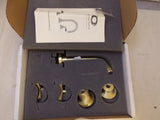 California Faucets TO_V6502_9 Tiburon Lavatory Wall Faucet Trim in Satin Brass