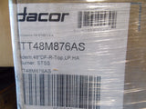 Dacor DTT48M876AS Contemporary 48" Smart Rangetop w 6 Sealed Burners, Stainless
