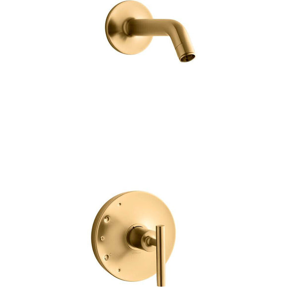 Kohler TLS14422-4-2MB Purist Shower Trim Less Head,Vibrant Brushed Moderne Brass