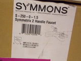 Symmons S-250-0-1.5 Symmetrix 4" Centerset Faucet in Chrome Finish