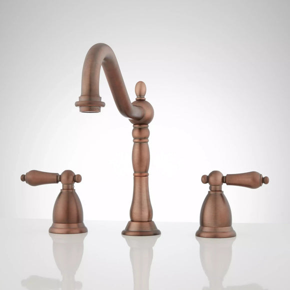 Signature Hardware Victorian Widespread Bathroom Faucet , Oil Rubbed Bronze