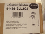 American Standard 6145013LL.002 Valve de chasse d'urinoir à membrane manuelle, Chrome
