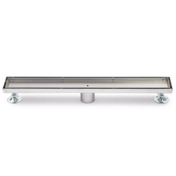 Signature Hardware Cohen 2-1/8 in. Linear Shower Drain in Brushed Stainless
