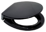 Toto SS113#51 Soft Close Round Toilet Seat With Cover , Ebony Black