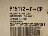 Kohler K-P15172-F-CP Coralais Kitchen Faucet 8-1/2 Swing Spout & Sprayer, Chrome