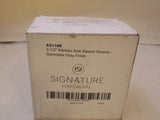 Signature Hardware SH441100 Atlas 3-1/2 pulgadas. Colador de cesta, acabado plomizo