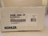 Kohler Robinet de lavabo de salle de bain sans contact K-104S36-SANA-CP Strayt, Chrome