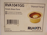 Ruvati RVA1041CG 3-1/2 " Brida de eliminación y entrenador en tono de latón de oro PVD