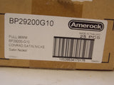 AMEROCK BP29200G10 Cabinet Pull 3-3/4" C-C Square Pull, Satin Nickel (Box of 25)