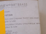 Newport Brass 20-157/24S Air Activated Switch Less Power&Tube Adapter Satin Gold