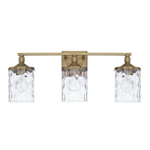 HomePlace 128831AD-451 24" Vanity Light by Capital Lighting  3-Light, Aged Brass