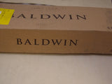 Baldwin EE.MIAxSQU.R.CQE.112 Miami Keyed Entry Handleset , Venetian Bronze