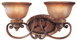 Collection du château de Hearst 6352-177 2-LIGHT 18,75 "Lumière de bain, Bronze Illuminati