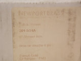 Newport Brass 201-3 / 24a 8 "Bras de douche en or français (PVD)