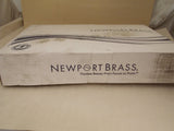Newport Brass 4-1744BP / 24A Plaque de garniture de douche à pression avec poignée, or français