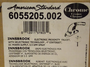 American Standard 6055205.002 Robinet de salle de bain central sans contact avec Chrome sans touche