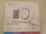 Lux Products GEO-WH Wi-Fi Smart Thermostat Works With Amazon Alexa , White