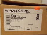 Sloan RESS-C Optima 1.6 GPF Battery Powered Sensor Toilet Flushometer 3325400