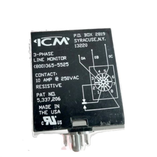 ICM Controls ICM412C 190-480V, Adjustable, Phase Line Monitor