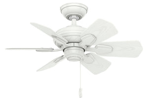 Casablanca 59523 Wailea 31" Ceiling Fan with ‎Pull Chain Control - Snow White