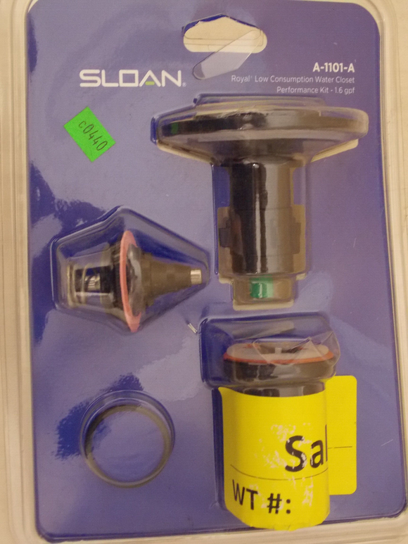 Sloan Royal A-1101-A 1.6 GPF Flushómetro de agua de agua Realice un kit de reconstrucción
