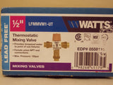 Watts 0559116 Válvula de mezcla termostática LFMMVM1-UT, 1/2 pulg. Escrutinio