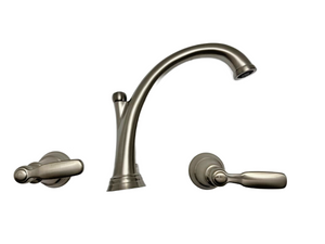 Delta T2732-SS Woodhurst Deck Mounted Roman Tub Filler Trim , Stainless Steel