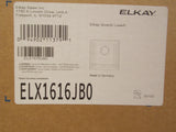Elkay ELX1616JB0 Quartz Luxe Bowl Dual Mount 16 pouces Bar Bar - Jubilee